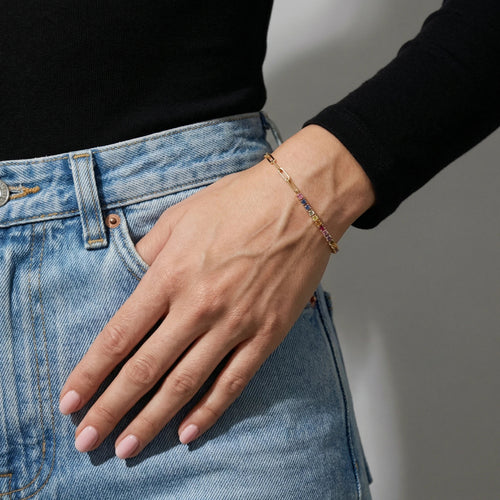 Angie Bracelet in Multicolor — worn