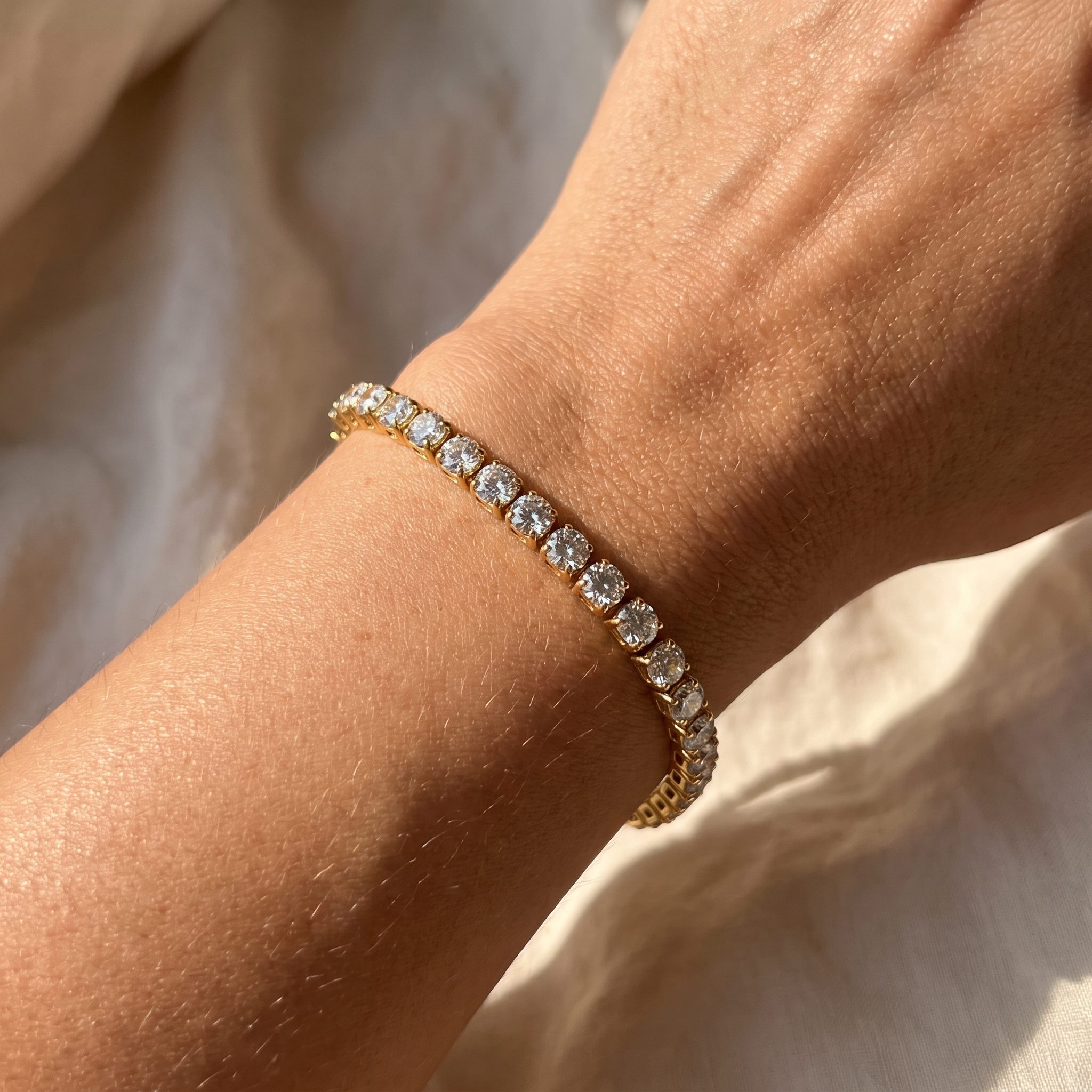 Riviere Bracelet — worn