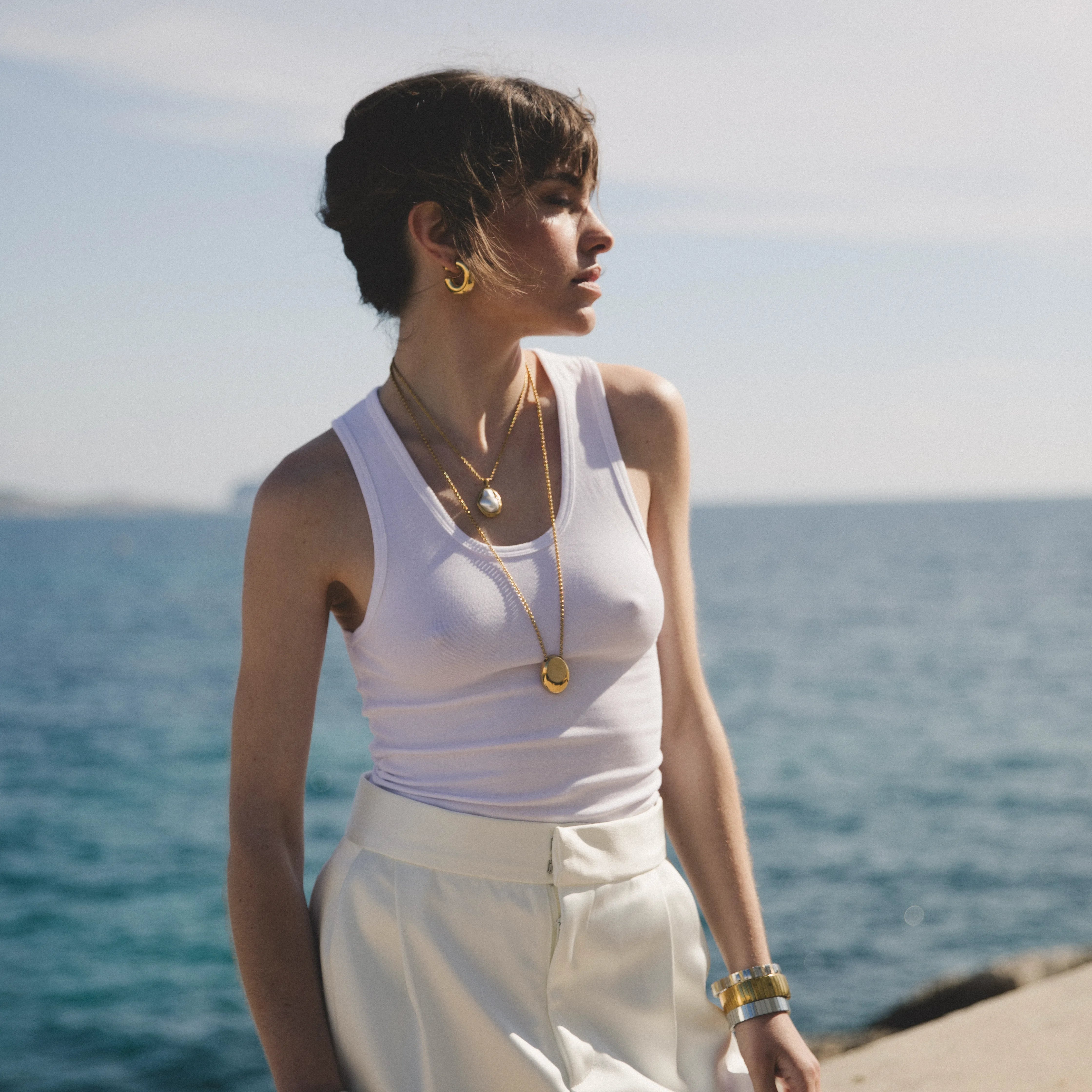 Mia Necklace — worn