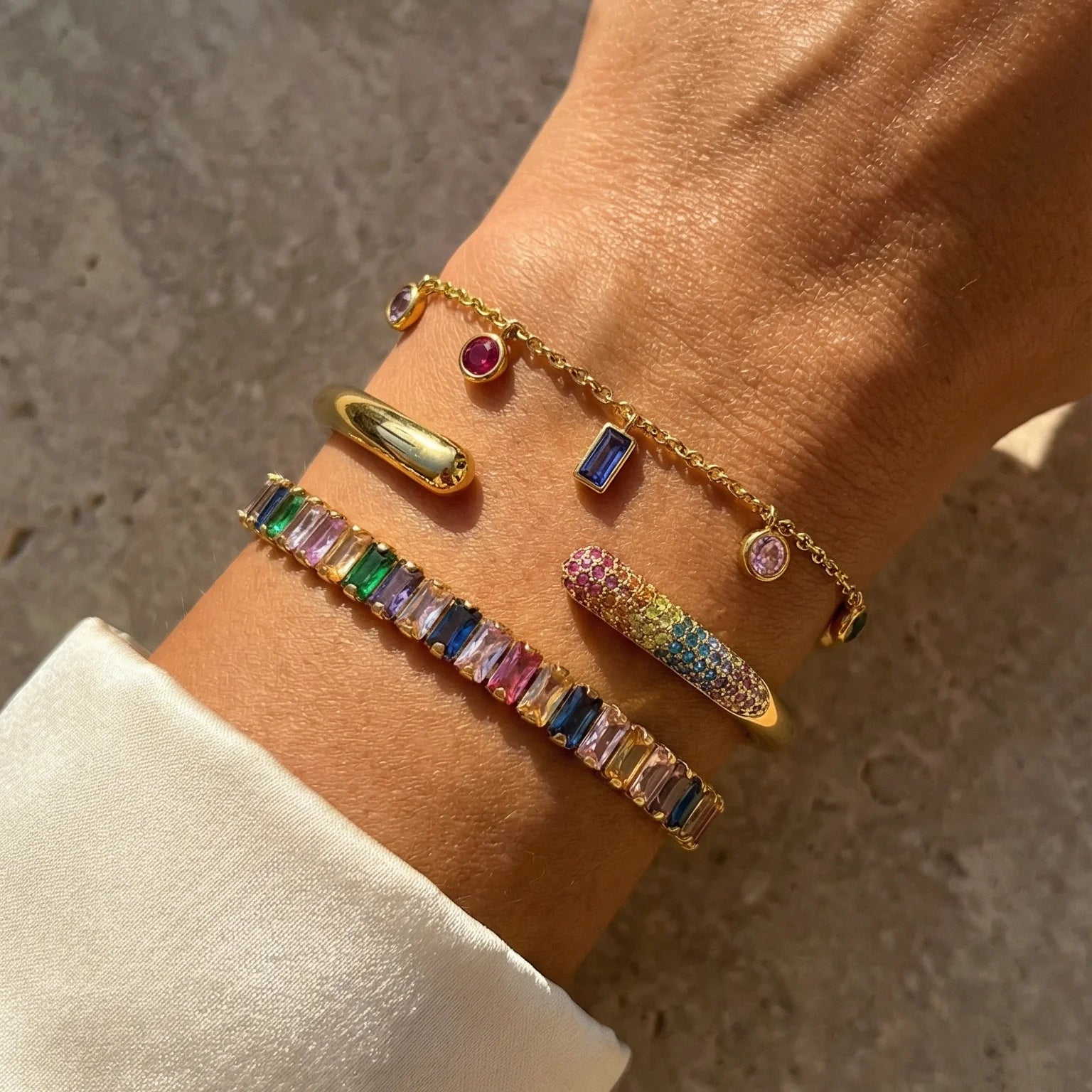 Anna Bracelet — worn